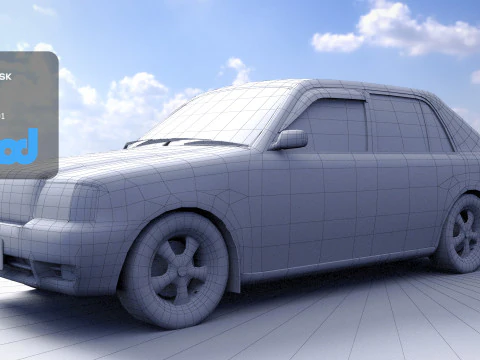 Vintage Car 3D Model