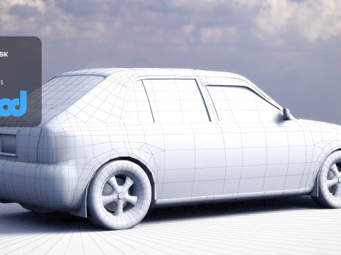 Vintage Car 3D Model