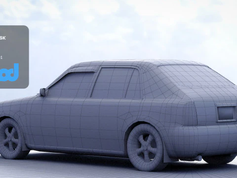 Vintage Car 3D Model