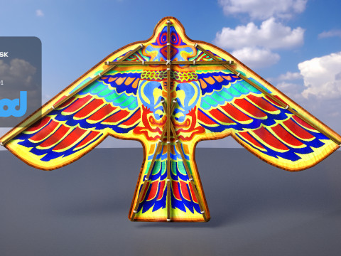 Eagle Kite 3D Model