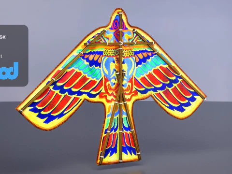 Eagle Kite 3D Model
