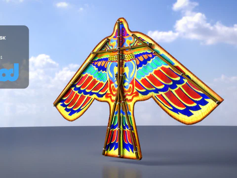 Eagle Kite 3D Model