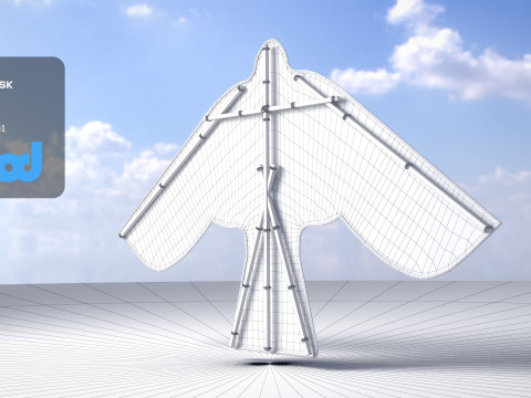 Eagle Kite Model 3D
