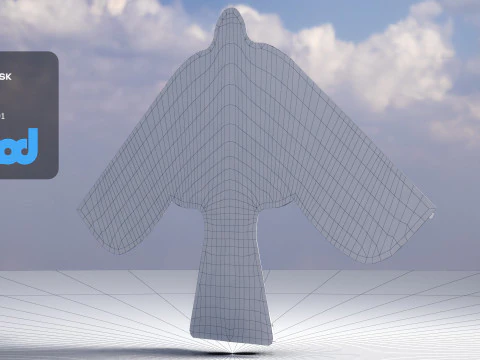 Eagle Kite 3D Model