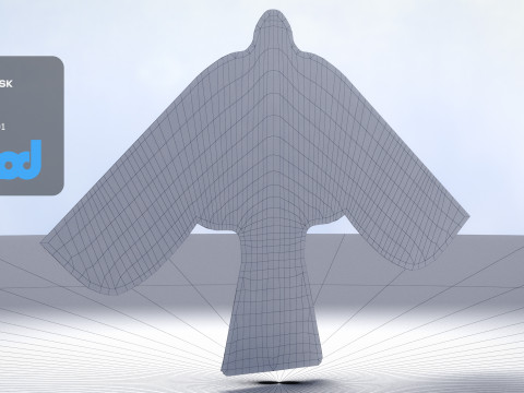 Eagle Kite Model 3D