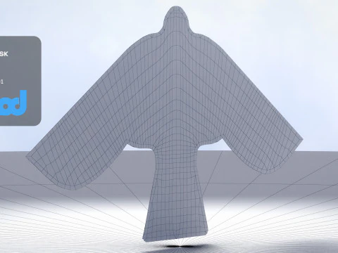 Eagle Kite 3D Model