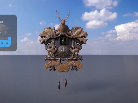 Cuckoo Clock 3Dモデル