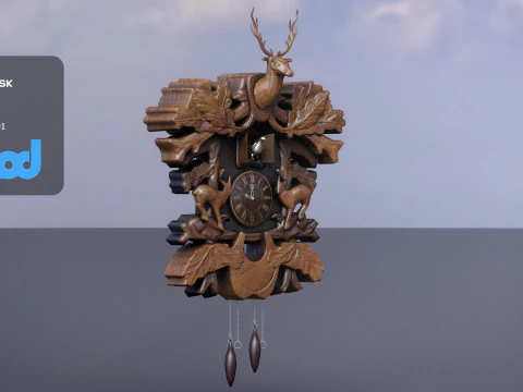 Cuckoo Clock 3D Model