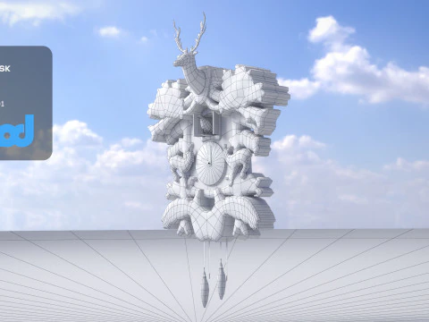 Cuckoo Clock 3D Model