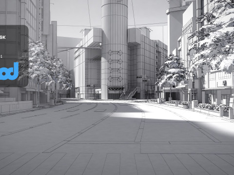 Shibuya 109 3D 模型