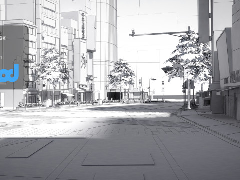 Shibuya 109 3D 模型