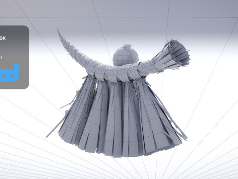 Japanese Decorate Shime Kazari 0001 3Dモデル