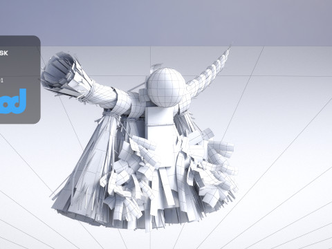 Japanese Decorate Shime Kazari 0001 3Dモデル