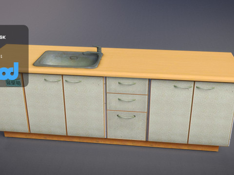 Kitchen Unit 3D-Modell