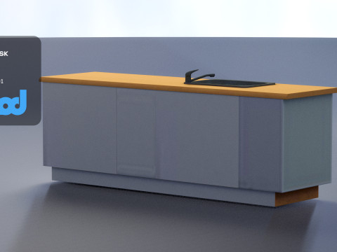 Kitchen Unit Model 3D