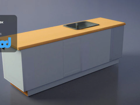 Kitchen Unit 3D Model