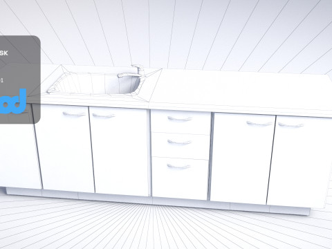 Kitchen Unit Model 3D