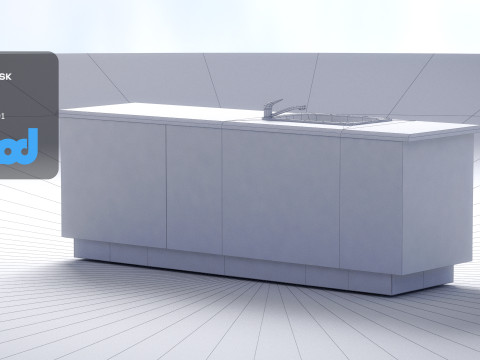 Kitchen Unit Model 3D