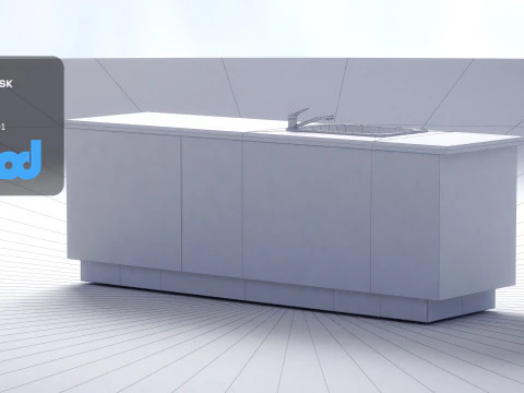 Kitchen Unit 3D Model