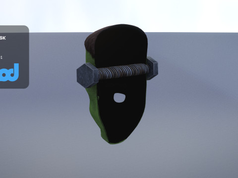Frankenstein Mask 3Dモデル