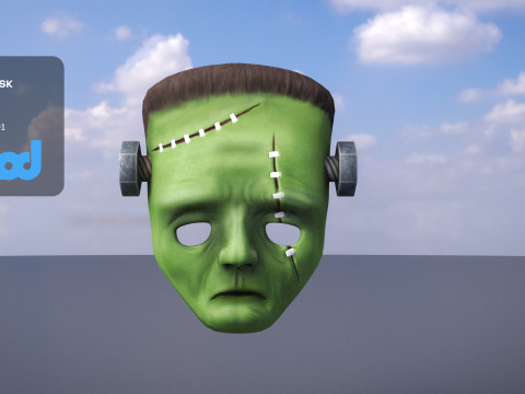 Frankenstein Mask 3Dモデル