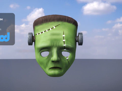 Frankenstein Mask 3D Model