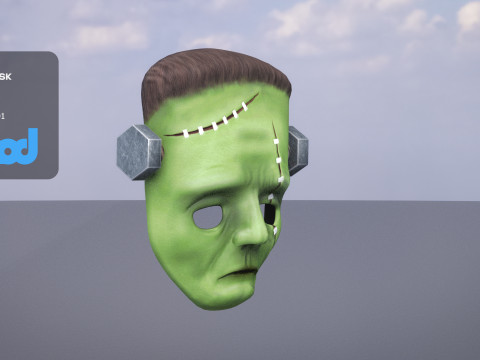 Frankenstein Mask 3Dモデル