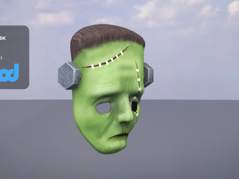 Frankenstein Mask 3D Model