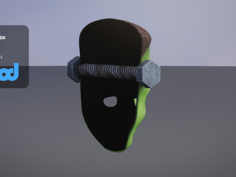 Frankenstein Mask 3Dモデル