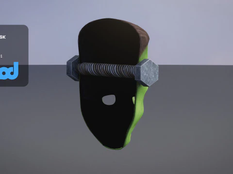 Frankenstein Mask 3D Model