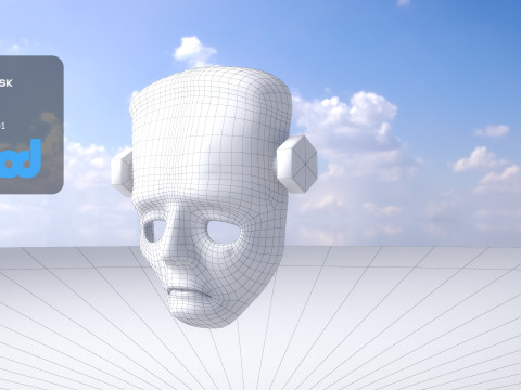 Frankenstein Mask 3Dモデル