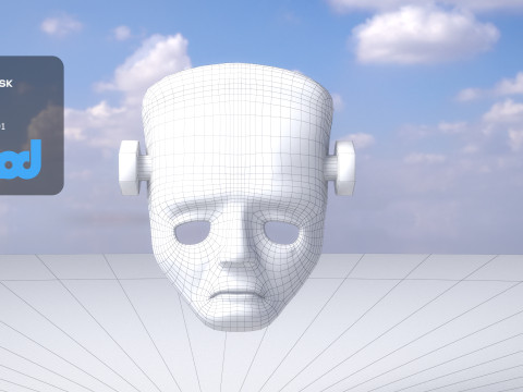 Frankenstein Mask 3Dモデル