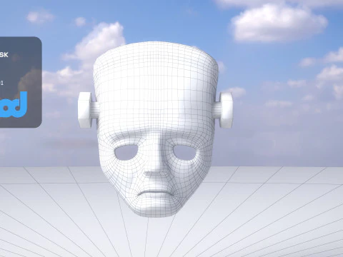 Frankenstein Mask 3D Model