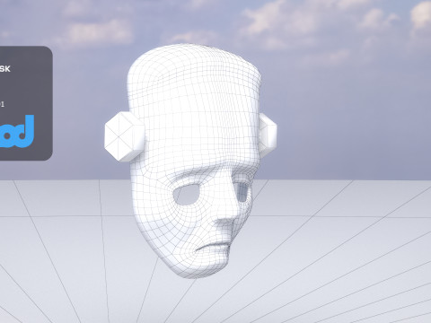 Frankenstein Mask 3Dモデル