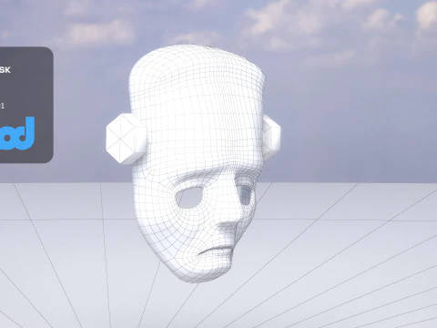 Frankenstein Mask 3D Model