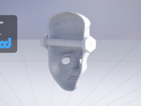 Frankenstein Mask 3Dモデル