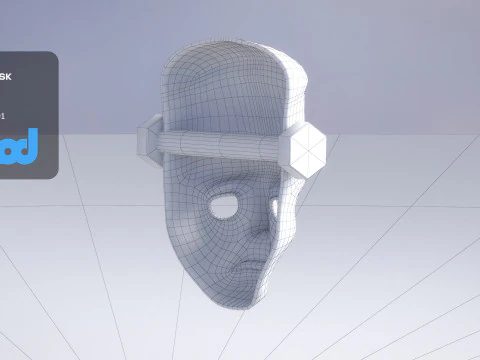 Frankenstein Mask 3D Model