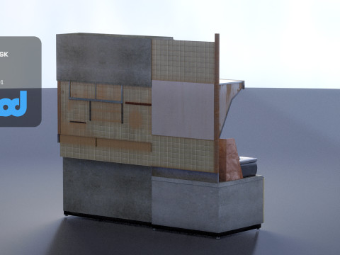 Kitchen Cabinets 3D-Modell