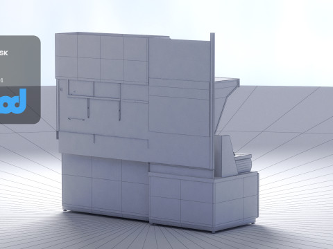 Kitchen Cabinets 3D-Modell