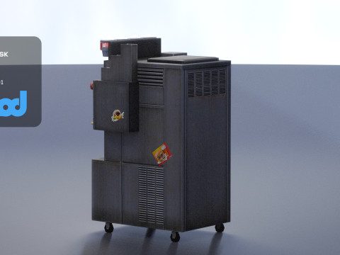Ice Cream Dispenser 3Dモデル
