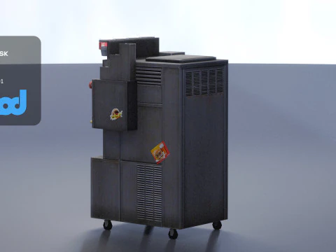 Ice Cream Dispenser 3D Model