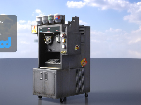Ice Cream Dispenser 3Dモデル