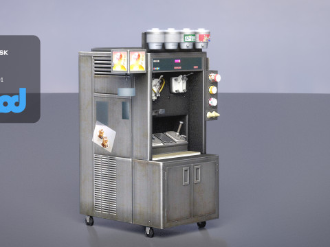 Ice Cream Dispenser 3Dモデル