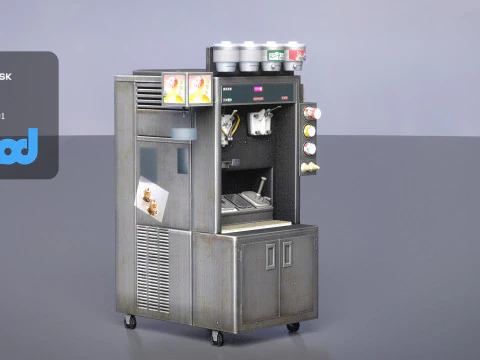 Ice Cream Dispenser 3D Model