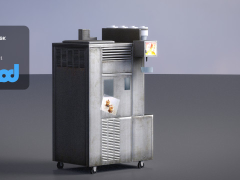 Ice Cream Dispenser 3Dモデル