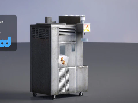 Ice Cream Dispenser 3D Model