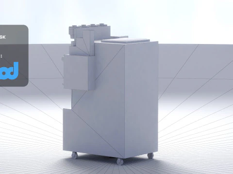 Ice Cream Dispenser 3D Model