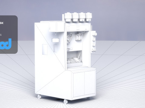 Ice Cream Dispenser 3Dモデル
