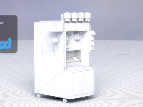 Ice Cream Dispenser 3D Model