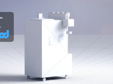 Ice Cream Dispenser 3D Model